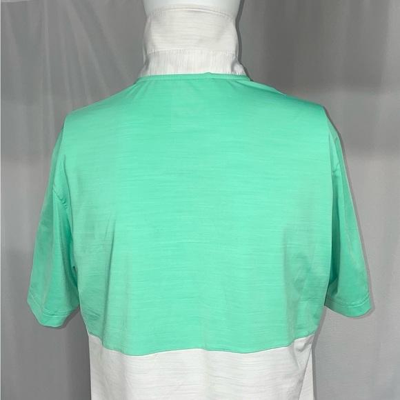 Like New Medium Mint Green Adidas Collar Golf Polo Excellent Condition - Picture 6 of 7